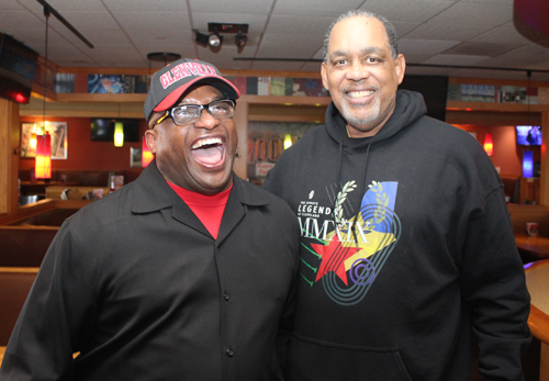 Glenville guy with Lawrence Boston