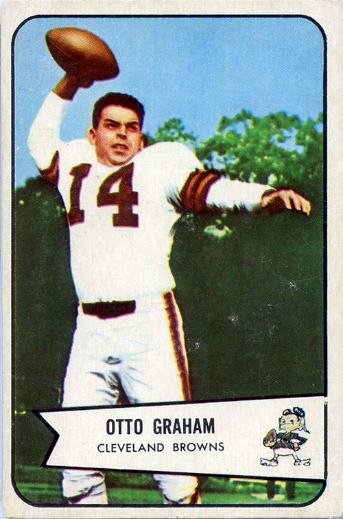 Otto Graham 1954 Bowman Football Card