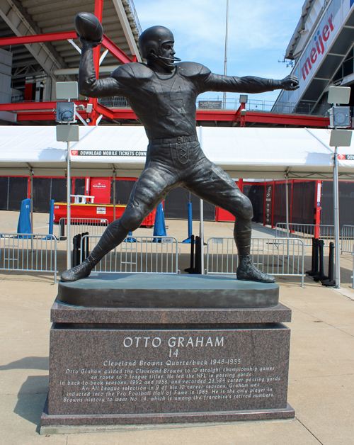 Otto Graham Statue at Cleveland Browns Stadium