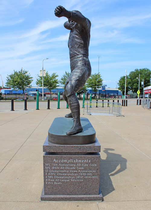 Otto Graham Statue at Cleveland Browns Stadium