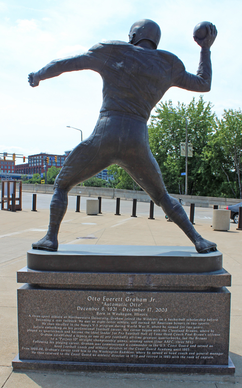Otto Graham Statue at Cleveland Browns Stadium