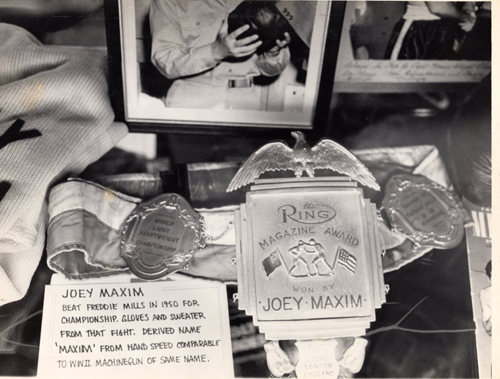 Joey Maxim championship belt