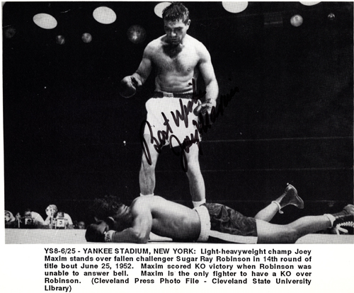 Joey Maxim vs. Sugar Ray Robinson
