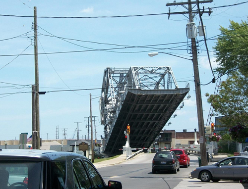 Bridge Street bridge up