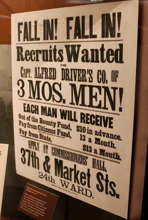 Gettysburg recruitment poster