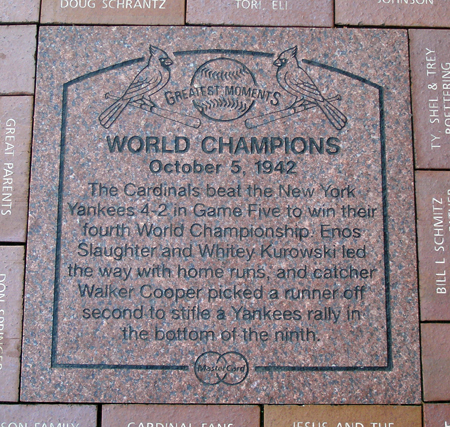 1942 World Champion St Louis Cardinals