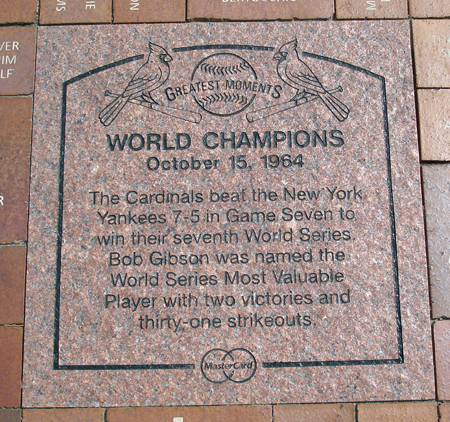 1964 World Champion St Louis Cardinals