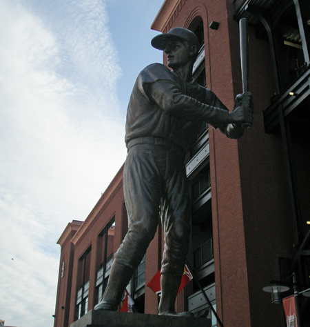 Stan Musial statue at Busch Stadium in St Louis