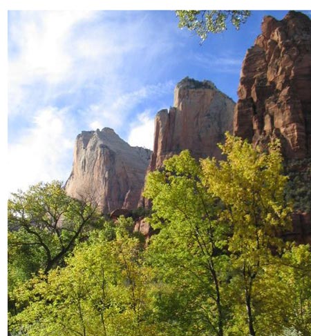 Court of the Patriarchs in Zion National Park