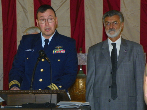 Commander Jeffrey S. Plummer and Mayor Frank Jackson