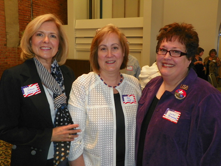 Diana Chrien, Pam Lange and Lucy Stickan