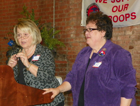 10th Annual Support Our Troops Luncheon co-chairs Sally Florkiewicz and Lucy Stickan