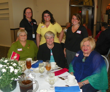 Back row Rosie Jovic, Cassie Gaffney, Judy K. Zamlen-Spots  Front row Susan Jovic, Mary Spada and Senator Grace Drake