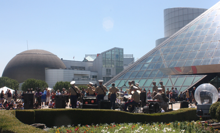 Quantico Marine Band at the Rock and Roll Hall of Fame and Museum in Cleveland 