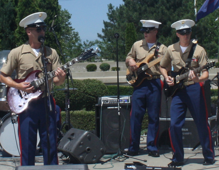 Quantico Marine Band at the Rock and Roll Hall of Fame and Museum in Cleveland 