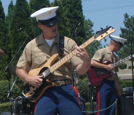 Quantico Marine Band at the Rock and Roll Hall of Fame and Museum in Cleveland 