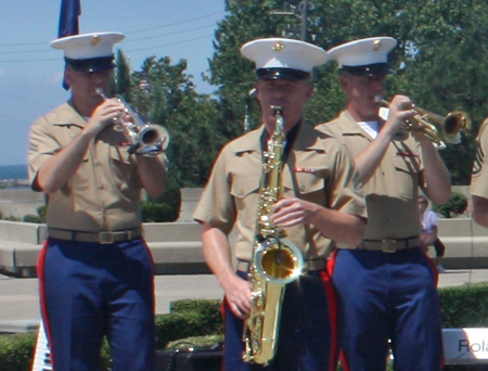 Quantico Marine Band at the Rock and Roll Hall of Fame and Museum in Cleveland 