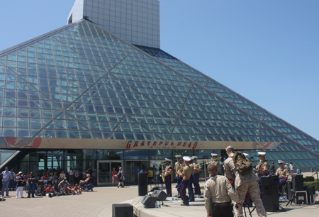 Quantico Marine Band at the Rock and Roll Hall of Fame and Museum in Cleveland 