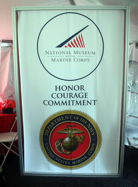 National Museum of the Marine Corps sign