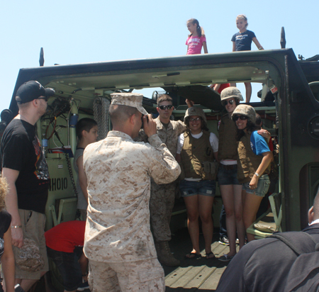 Marine Week photo op