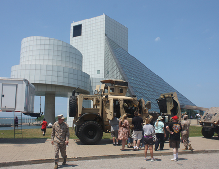 Marine vehicle at Rock and Roll Hall of Fame