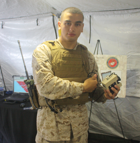 Marine with TLDHS Mobile device