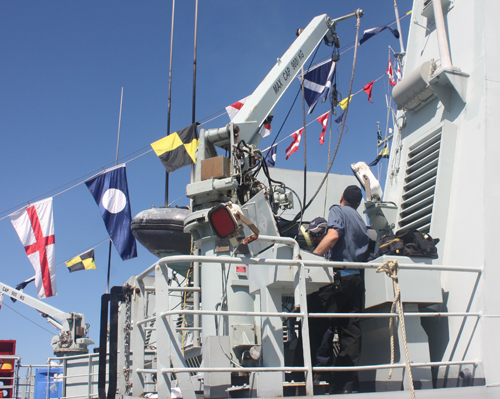 Ship at Navy Week Cleveland 2012