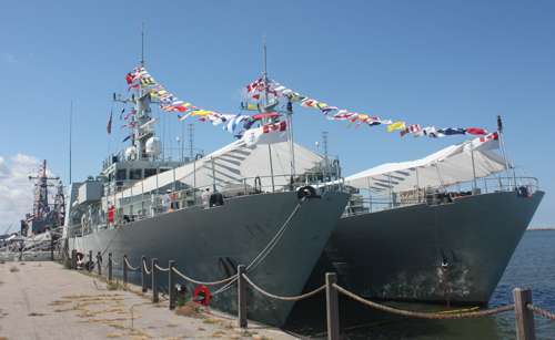 Ships at Navy Week Cleveland
