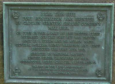 Fort Huntington marker