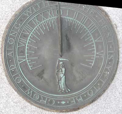James Garfield Lawnfield sundial
