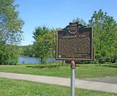 Horseshoe Lake in Shaker Heights Ohio