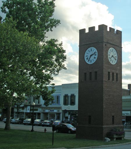 Hudson clocktower