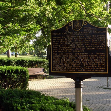 Underground Railroad in Hudson Ohio