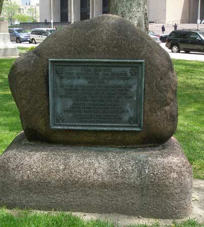 Fort Huntington marker