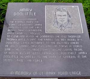 Jimmy Doolittle memorial plaque