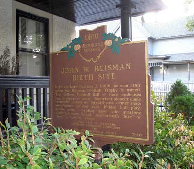 John Heisman birth site home