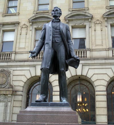 Abraham Lincoln statue in Cleveland Ohio