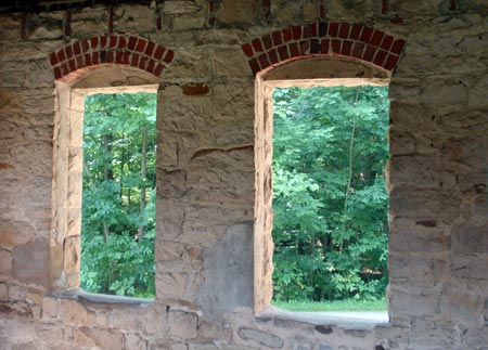 Squire's Castle windows - photos by Dan Hanson