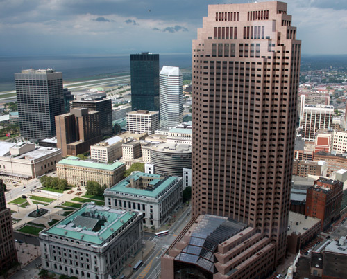 200 Public Square - BP Building from the Terminal Tower Observation Deck - photo by Dan Hanson