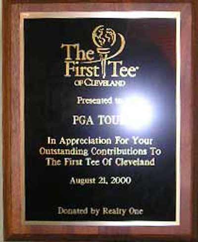 Andre Thornton's First Tee Plaque