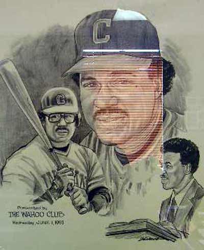 Andre Thornton Cleveland Indians Wahoo Club Plaque