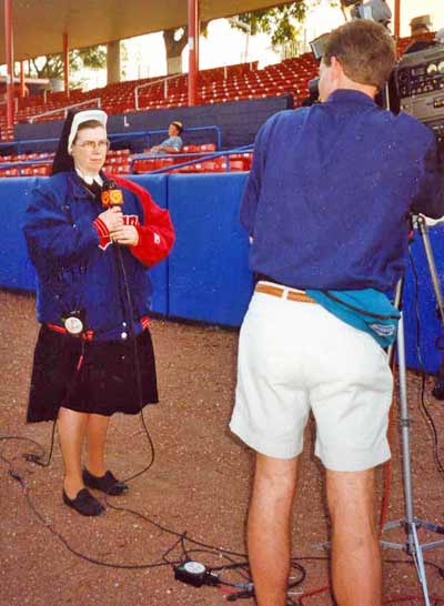 Sister Assumpta working for Channel 5