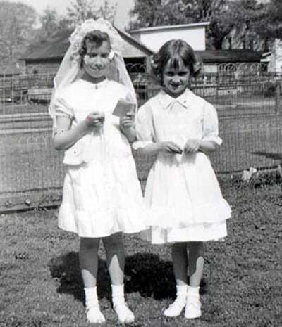 Sister Mary Assumpta - Helen's First Communion with Sarah McGowen - May 10, 1953