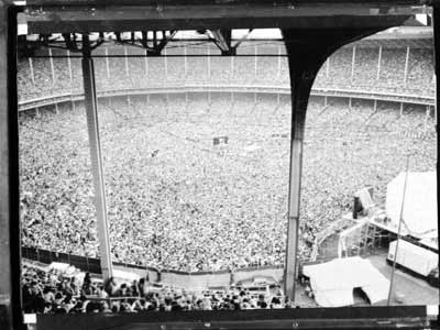 Rolling Stones concert at World Series of Rock at Cleveland Municipal Stadium