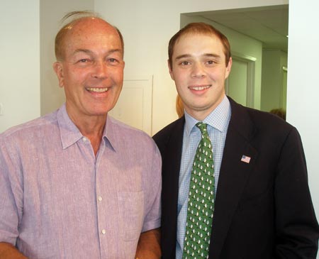 Ben Stefanski with George Brown of Senator Voinovich's office