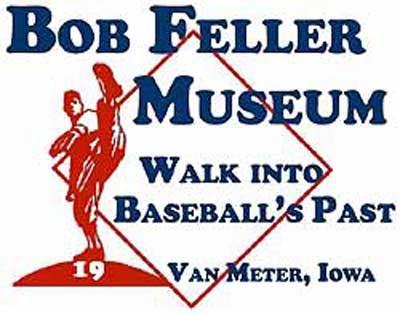 Bob Feller Museum Sign in Van Meter Iowa