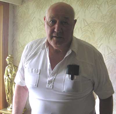 Bob Gain at home in 2006