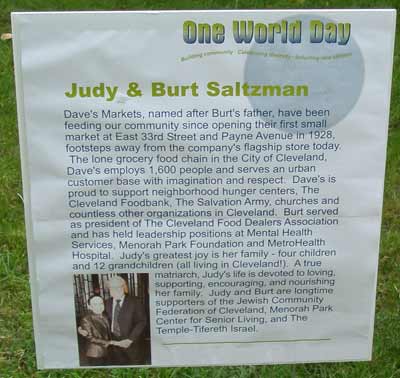 Judy & Burt Salzman One World Day 