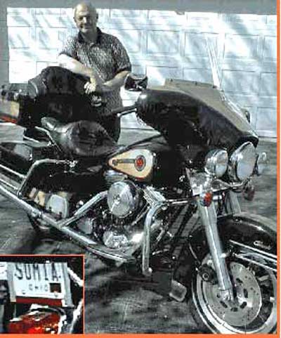 Bob Cerminara and his Harley