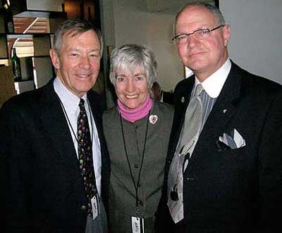 George Voinovich, Janet Voinovich and Bob Cerminara